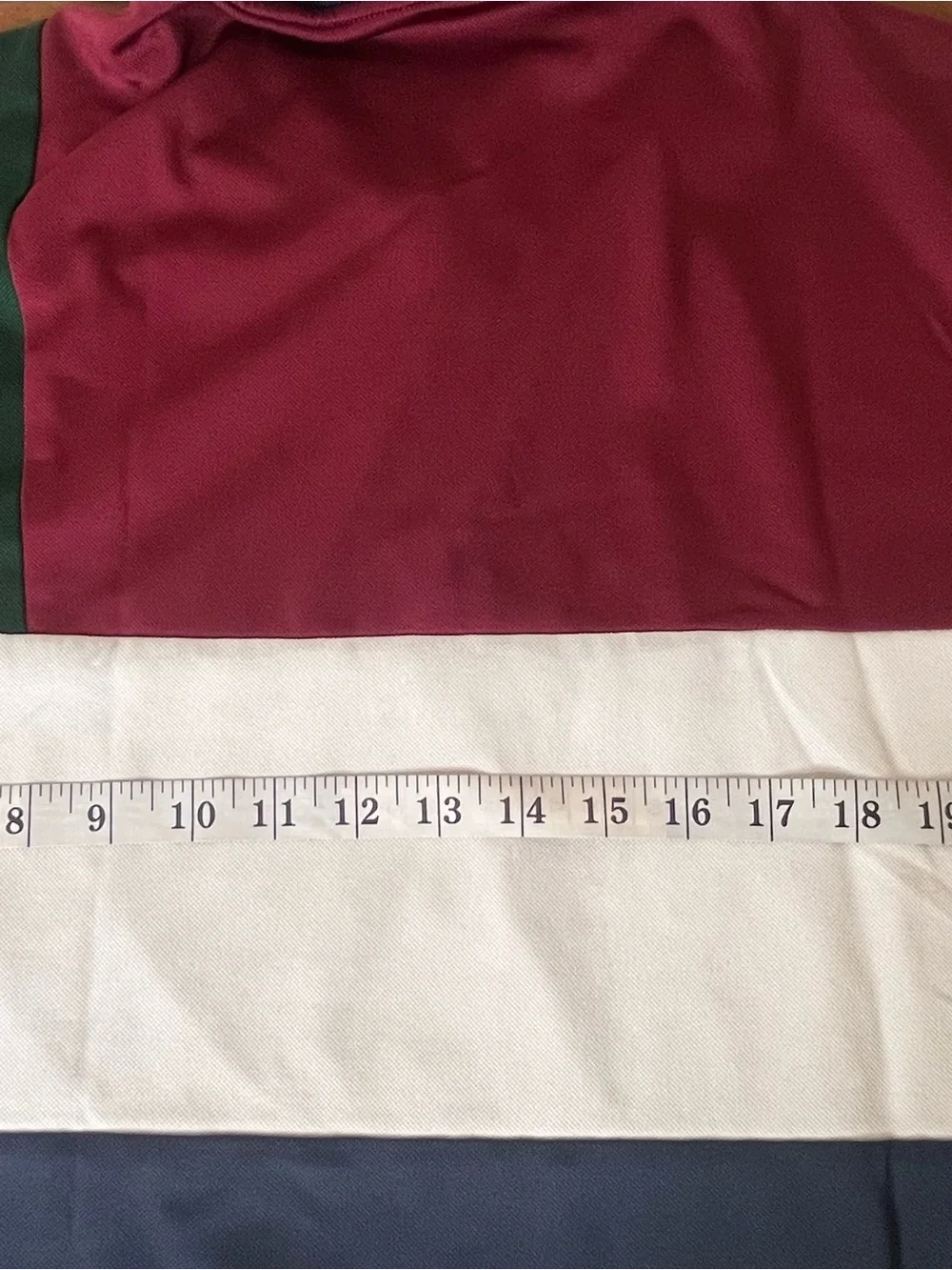 Ralph Lauren Polo Sport Colorblock Polo -Burgundy/Green/Navy/White Men’s Size XL